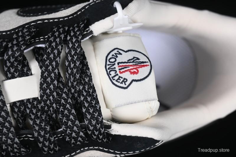 Nike Air Force 1 '07 Low Moncler Collaboration - Black Lychee Grain Pigskin Low-Top Casual Sneakers - CH6336-514