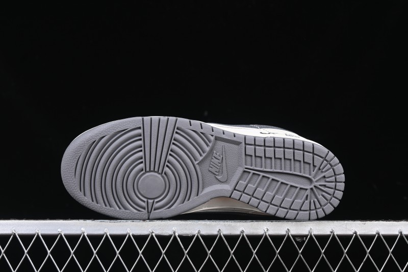 Nike SB Dunk Low Supreme Anniversary Customized Casual Skate Shoes with Double Mini Swoosh - XX3168-303