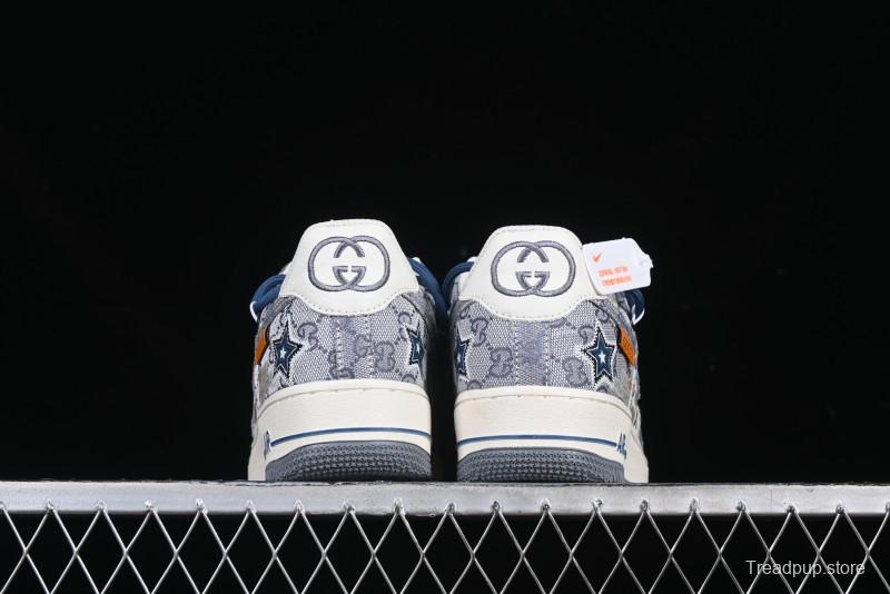 Nike Air Force 1 '07 Low Blue Star Casual Sneakers - BD0077-222