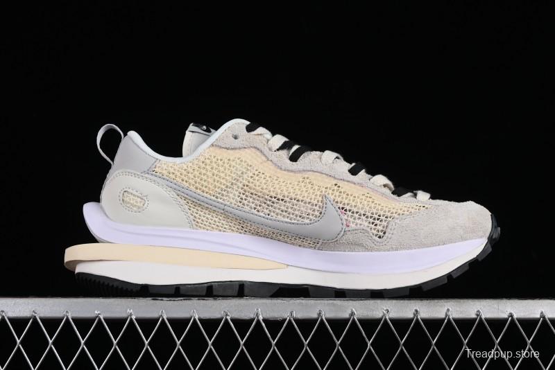 Nike Sacai VaporWaffle 3.0 Deconstructed Sneakers with Overlapping Swoosh and Dual Tongue - CV1363-101