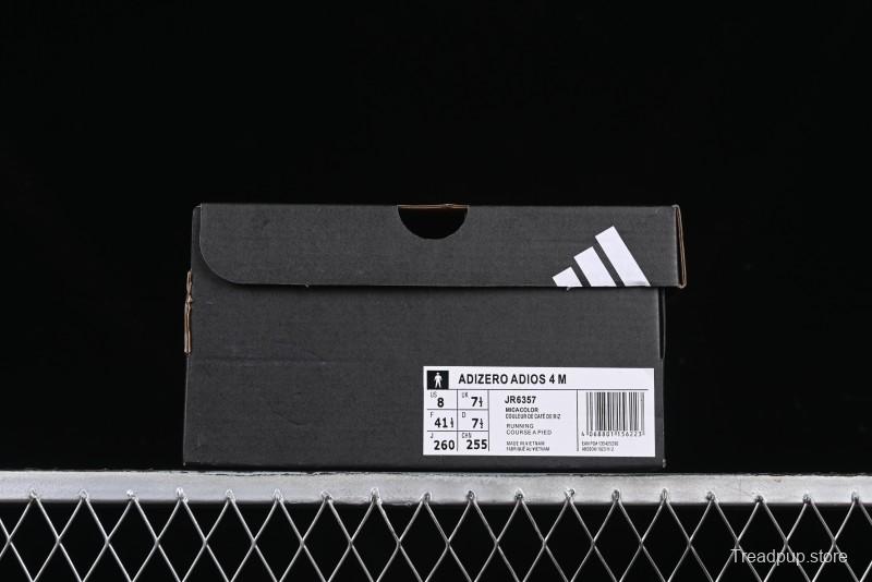 Adidas Adizero Adios 4 M Running Shoes Lightweight Breathable Low-Top - JR6357