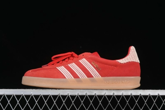 Adidas Originals Gazelle Indoor JI2756 Three Stripes Retro Casual Slip-Resistant Low-Top Sneakers - JI2756