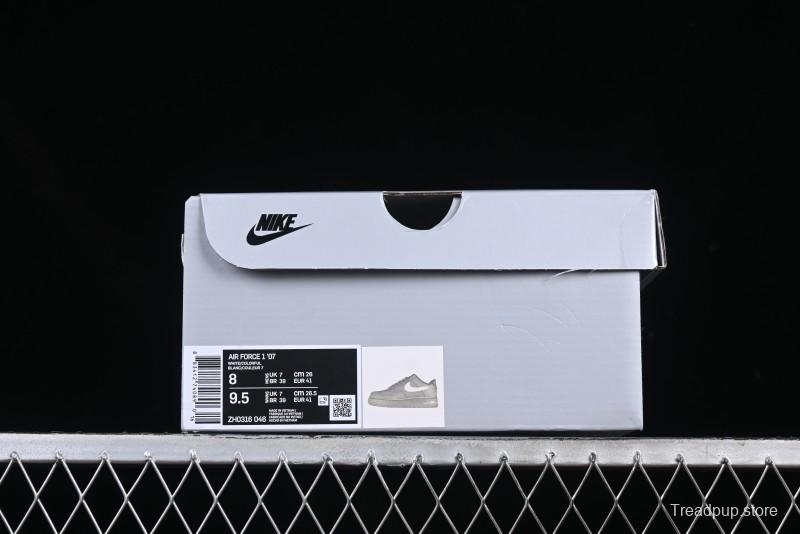 Nike Air Force 1 '07 Low Casual Sneakers with Black Splatter Design - ZH0316-046