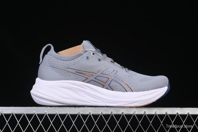 Asics Gel-Nimbus 26 Retro Breathable Casual Shoes Cushioned Men's Durable Running Shoes - 1011B794-020