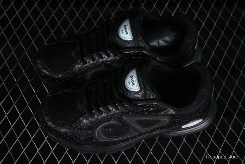 Dior B30 Sneakers with Reflective CD30 Logo and Lightweight Rubber Sole - CD30