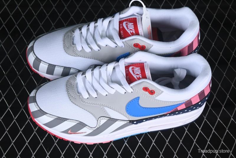 Nike Air Max 1 Retro Running Shoes with Half-Sole Air Cushion - AT3057-100