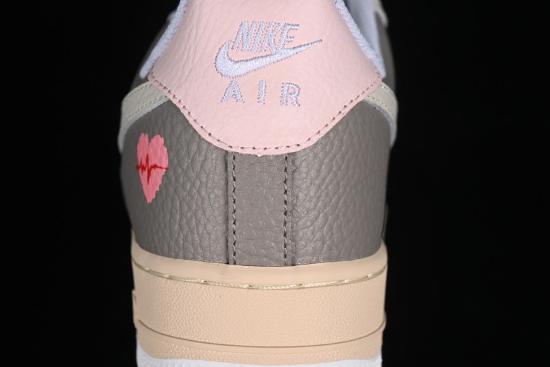 Nike Air Force 1 '07 Low Valentine's Day Limited Edition EKG Heartbeat Double Heart Design Casual Sneakers - TY0301-222