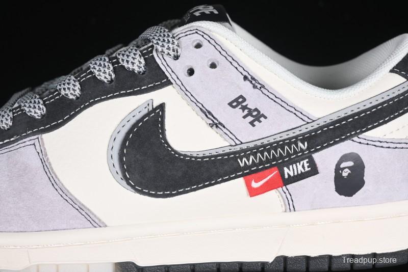 Nike SB Dunk Low BAPE Collaboration Anniversary Customized Low-Top Casual Sneakers - DM6868-031