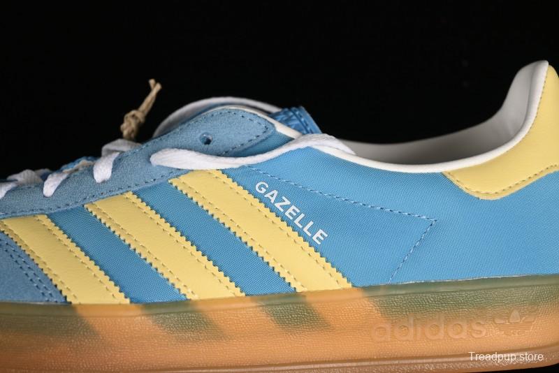 Adidas Originals Gazelle Indoor Retro Casual Slip-Resistant Low-Top Sneakers - IE2960