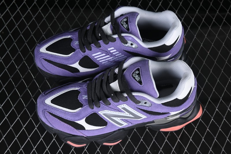 New Balance 9060 Retro Casual Running Shoes with ABZORB Cushioning - U9060VRB