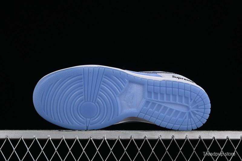 Supreme x Nike SB Dunk Low Royal Blue Anniversary High-End Custom Casual Skate Shoes - JH8039-936
