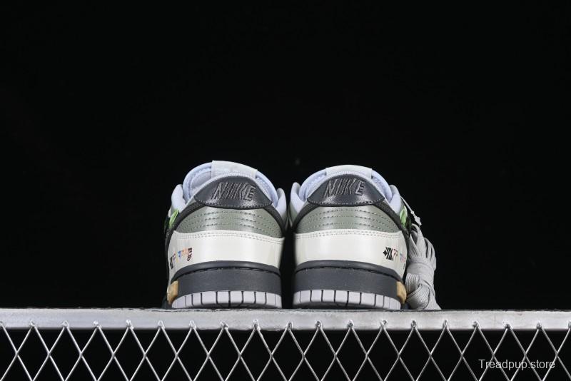 Nike Dunk Retro Low-Top Casual Sneakers with Panda Mischief Mountain Theme - DD1391-103