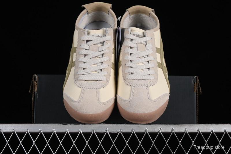 Onitsuka Tiger Mexico 66 Low-Top Leather Casual Running Shoes - 1183C076-101