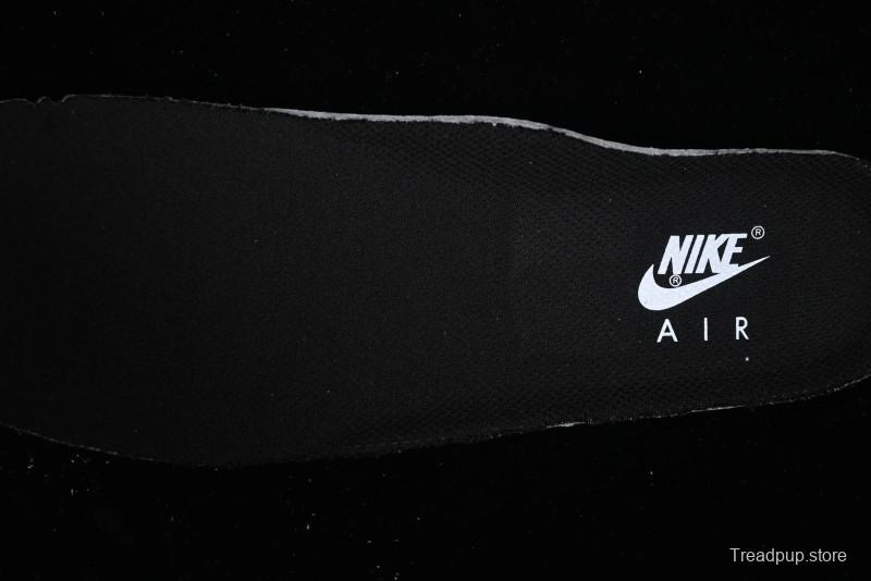 Nike Air Force 1 '07 Low White Black Swoosh Casual Sneakers - 315122-103