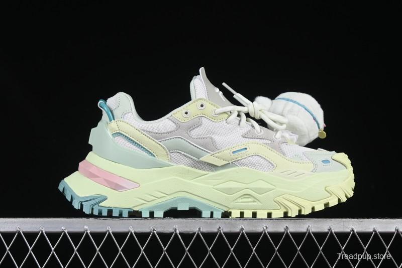 Playful Pastel Chunky Sneakers with Plush Bird Charm – Bold & Whimsical Streetwear Kicks