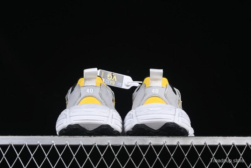 Balenciaga Monday Calf Leather Round Toe Lace-Up Low-Top Casual Shoes - WDWTS1971