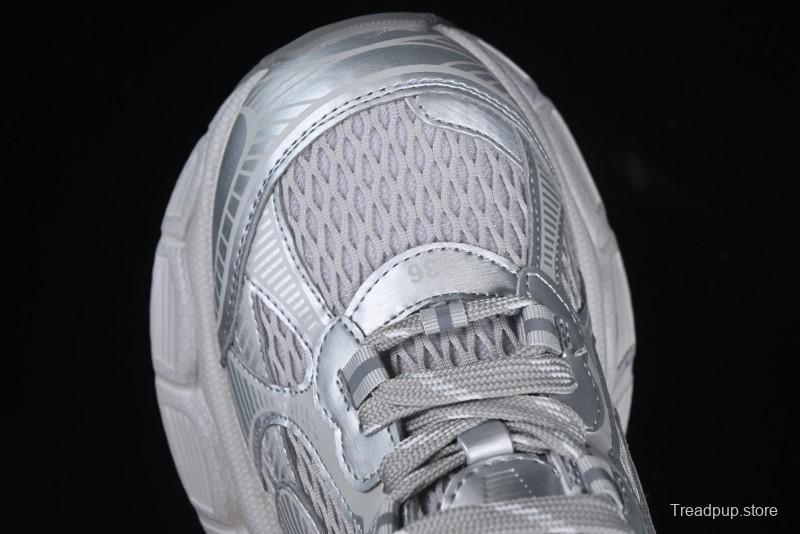 GG-CC Casual Running Shoes with Asymmetrical Design - 5509 Silver
