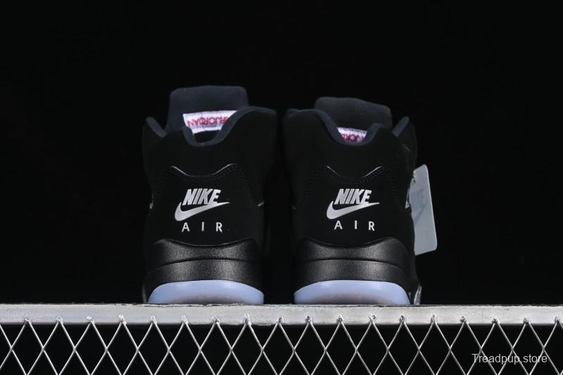Nike Air Jordan 5 Retro Black "Metallic Reimagined" Basketball Shoes - HF3975-001