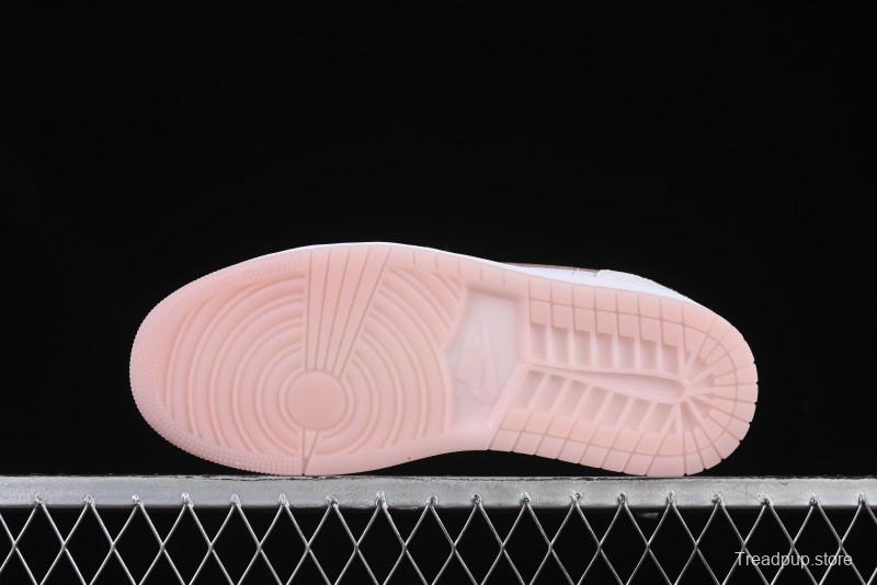 Nike Air Jordan 1 Low AJ1 Carved Pink Low-Top Casual Sneakers - IB8859-101