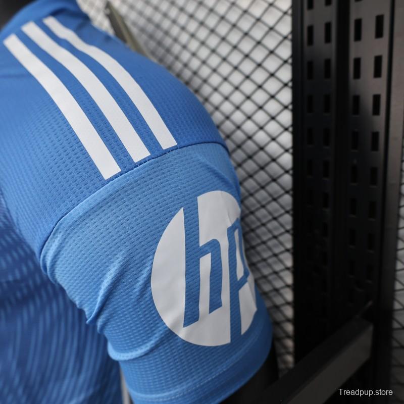 Player Version 25/26 Real Madrid Blue Goalkeeper Jersey