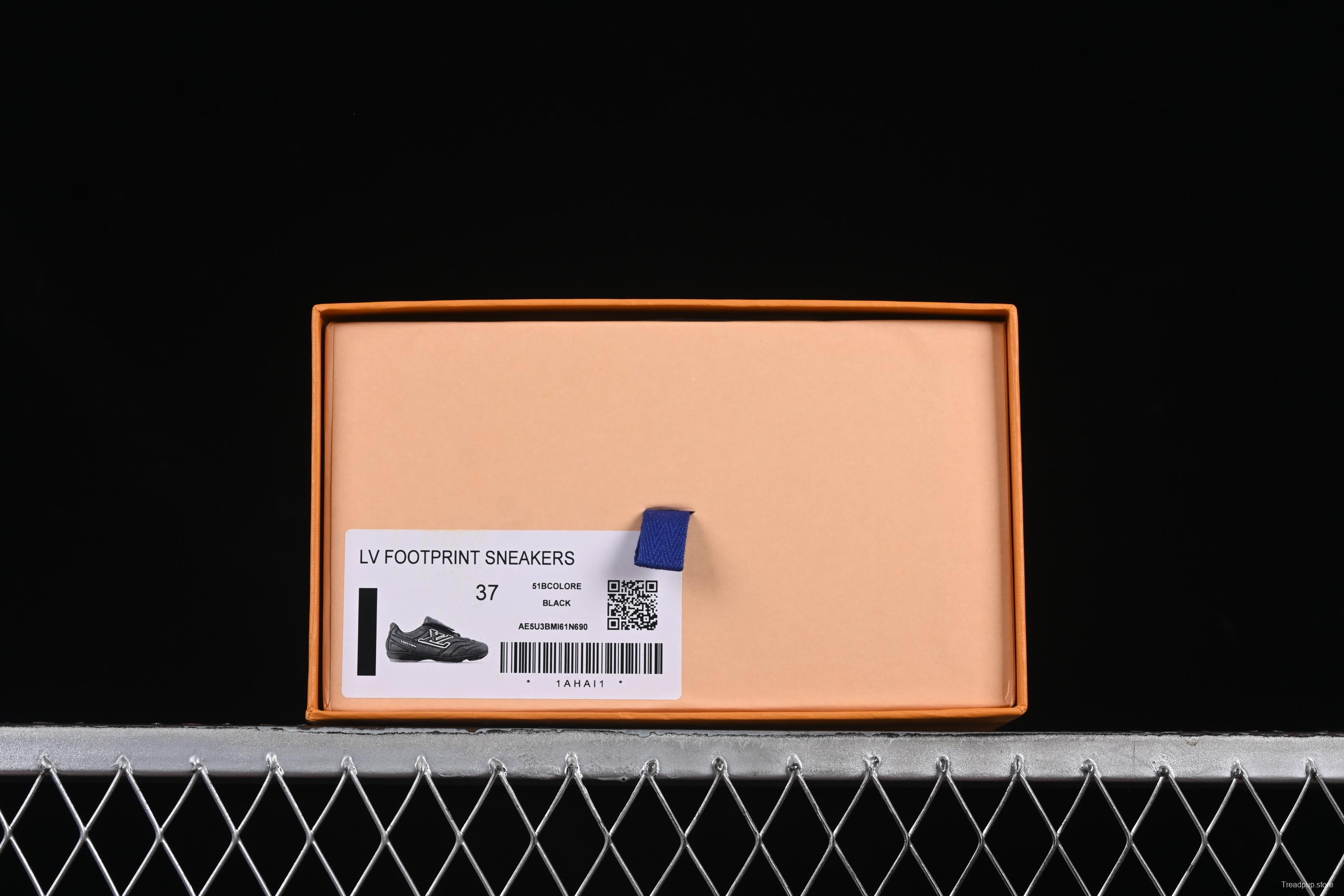 Louis Vuitton Footprint Soccer Low-Top Lifestyle Casual Shoes Round Toe Lace-Up - AJF6