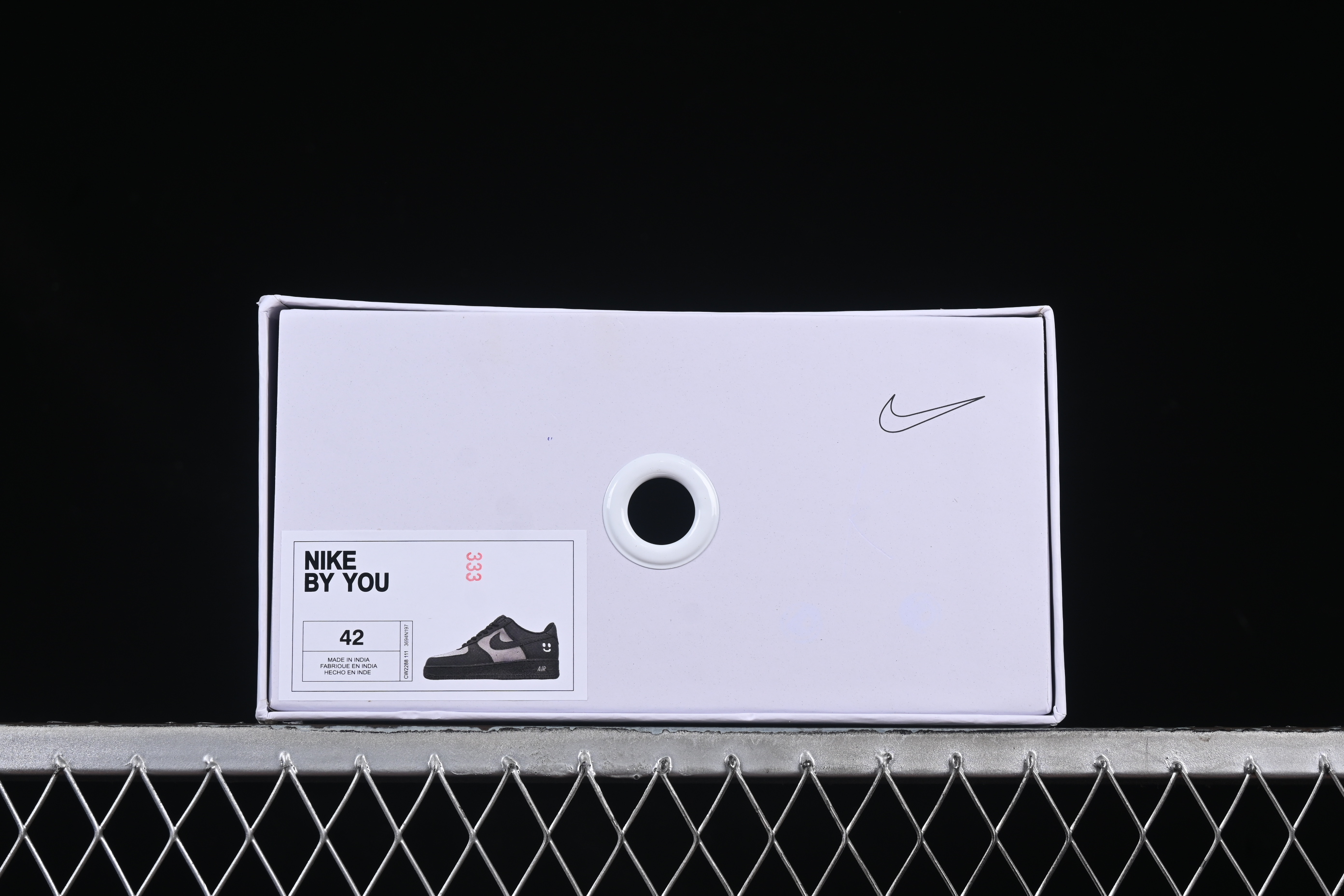 Nike Air Force 1'07 Low Custom Casual Sneakers with Full-Length Air Cushion - CW2288-111