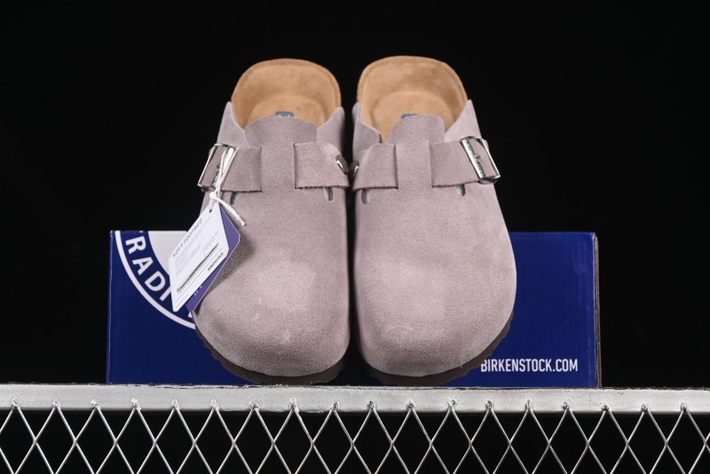 Birkenstock Arizona Soft Footbed Sandals with Suede Leather and Lambswool Lining - G.D4
