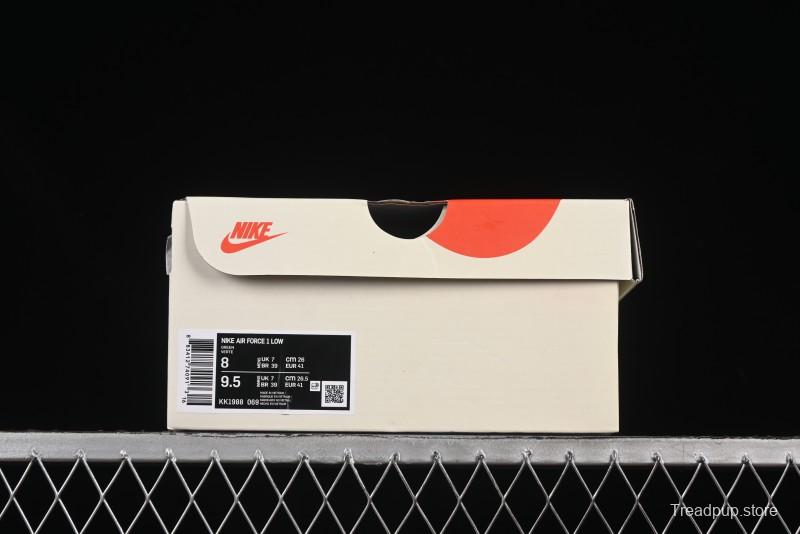 Nike Air Force 1 '07 Low Supreme Collaboration Green Camo Swoosh Casual Sneakers - KK1988-069