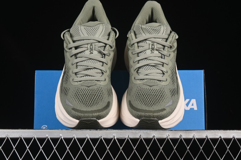 HOKA ONE ONE Bondi 9 Cushioned Running Shoes with Soft EVA Midsole - 1162011 SSSC