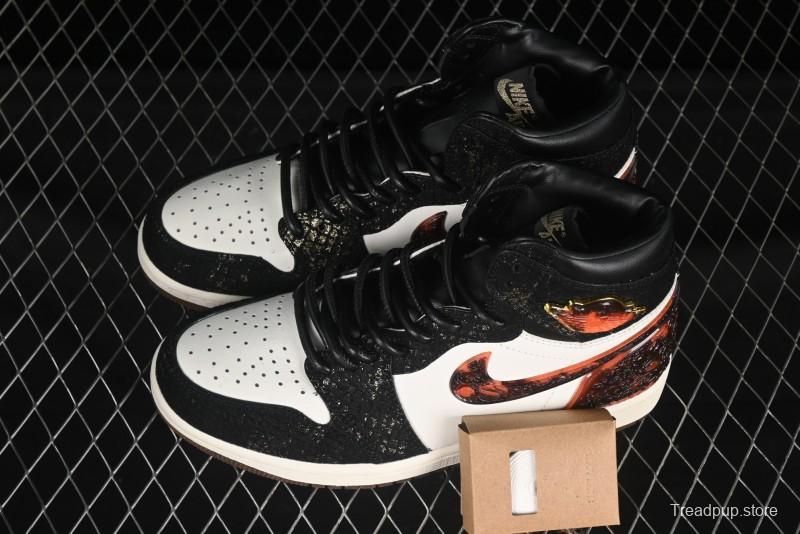 Nike Air Jordan 1 High Retro OG "CNY" Basketball Shoes with Traditional Chinese Auspicious Elements - IB3165-091