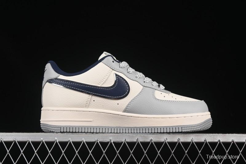 Nike Air Force 1 '07 Low Gucci Collaboration Grey Blue Swoosh Casual Sneakers - XS1958-543