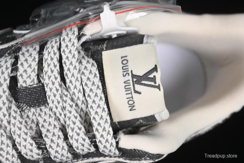 Nike Air Force 1'07 Low LV Collaboration Black Denim Casual Sneakers - SC9207-530