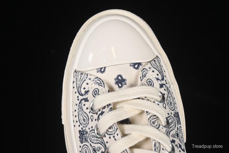 Converse Chuck 1970s Low Top Casual Sneakers with Paisley Pattern - A15752C