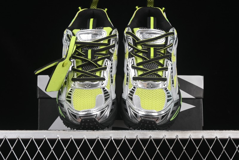 Off-White Be Right White Green Low-Top Lifestyle Casual Shoes - X.E5