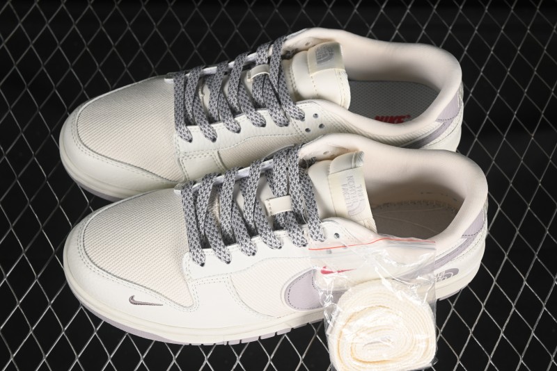 Nike SB Dunk Low The North Face Collaboration Anniversary Edition Customized Low-Top Casual Skate Shoes - SC9207-413