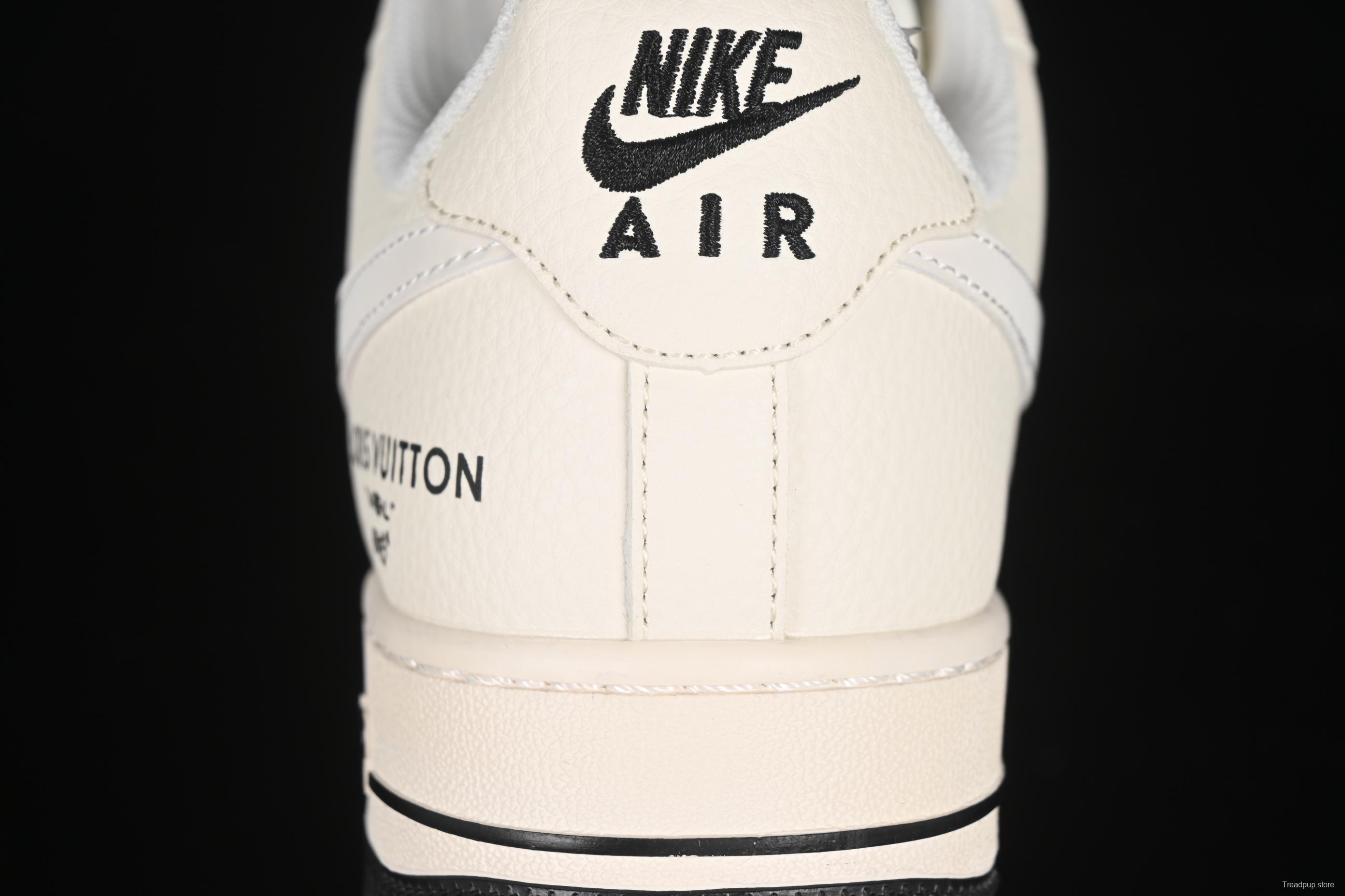 Nike Air Force 1'07 Low LV Collaboration Off-White Black Sole Casual Sneakers - XX3168-139