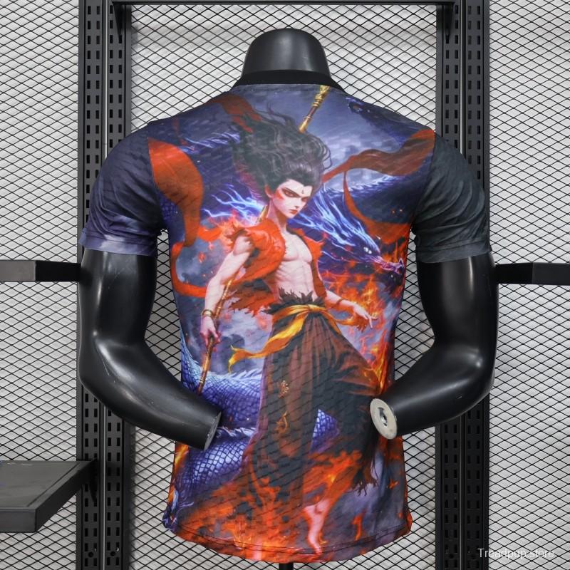 Player Version 2025 Japan Purple with Anime NAZHAI Graphic Jersey