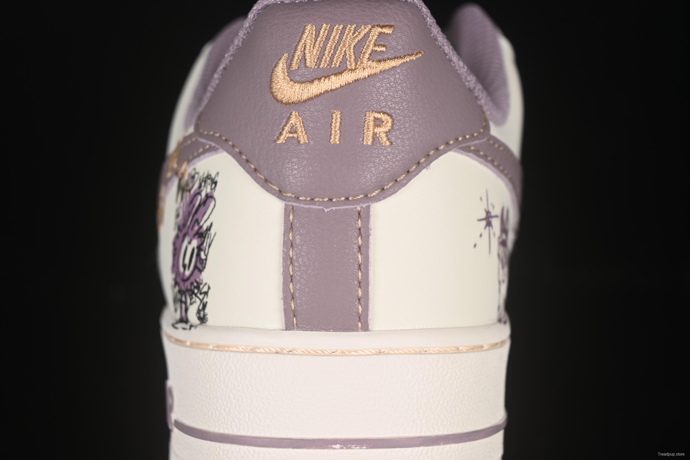 Nike Air Force 1'07 Low Purple Rabbit Baby Casual Sneakers - FJ7740-910