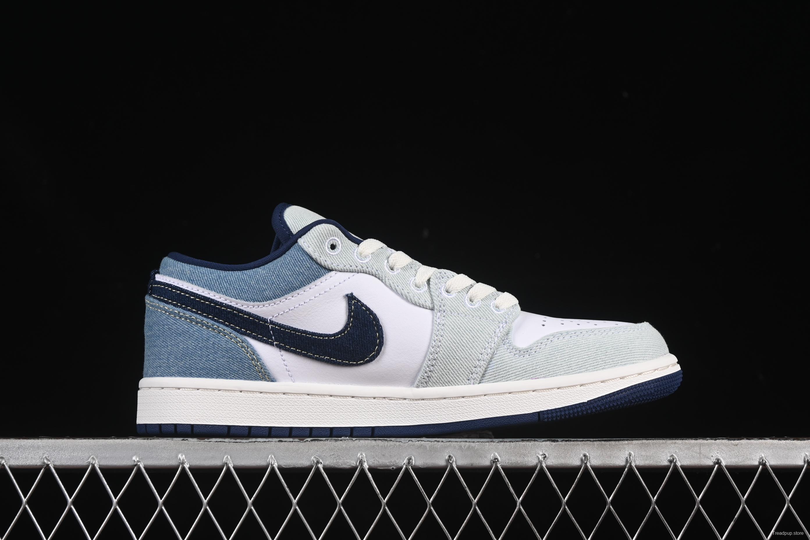 Nike Air Jordan 1 Low "Canadian Tuxedo" Basketball Shoes - IH0648-141