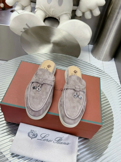 2024 Slippers LP gray suede slip-on MJ00270