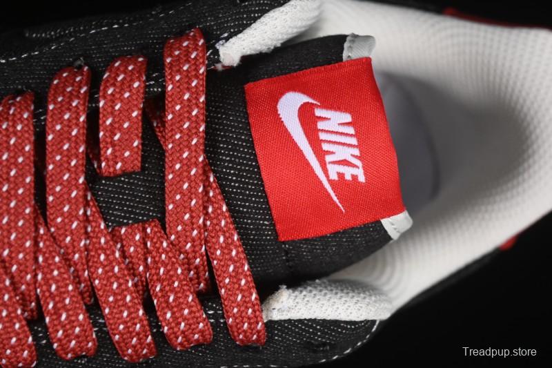 Nike Air Force 1'07 Low Stussy Collaboration Dark Grey Woven Casual Sneakers - LW9279-002