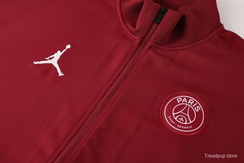 25/26 PSG Red Full Zipper Jacket +Long Pants