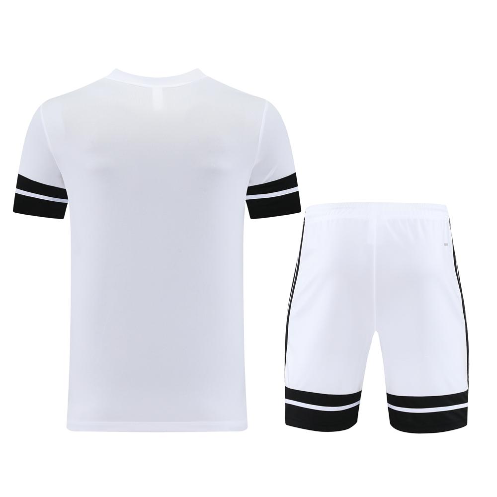 2025 Adidas White Short Sleeve Jersey+Shorts