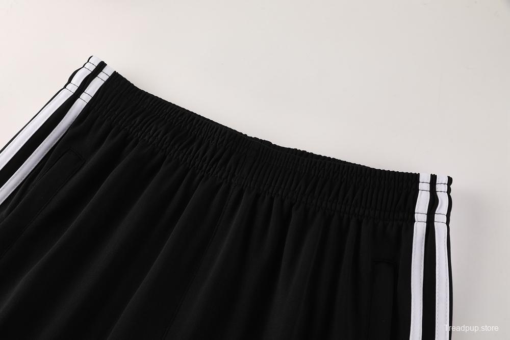 2025 Adidas Originals Long Sleeve T-Shirt Collection - Navy/White/Black with 3-Stripes