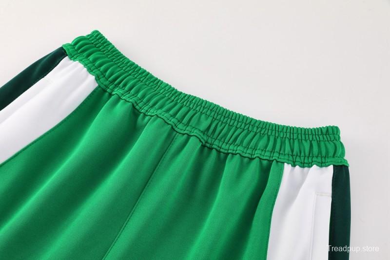 2025 NIKE Green Full Zipper Jacket +Long Pants