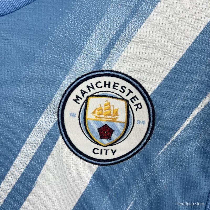2025/26 Manchester City Home Women Jersey