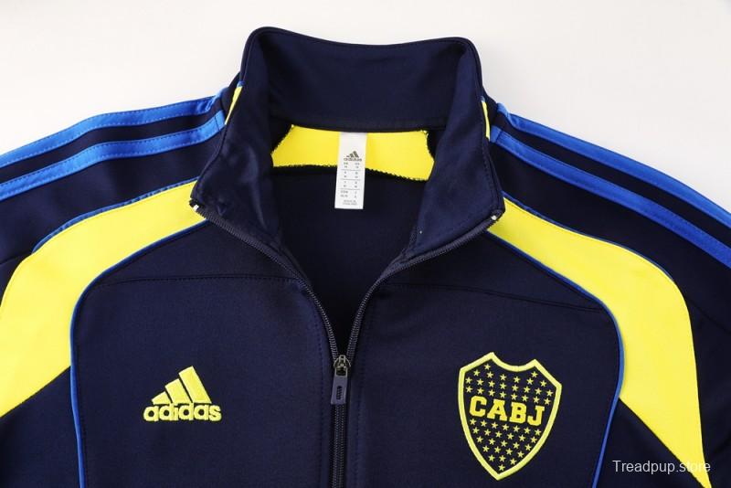 25/26 Boca Juniors Navy Full Zipper Jacket + Long Pants