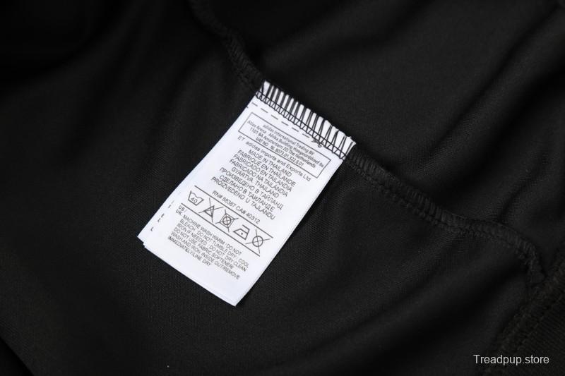 25/26 Arsenal Black Full Zipper Jacket + Long Pants