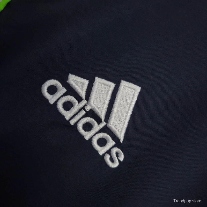 25/26 Real Madrid Jacket Navy/White Windbreaker