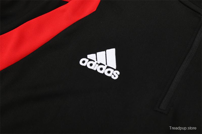 Retro 05/06 AC Milan Black Half Zipper Jacket